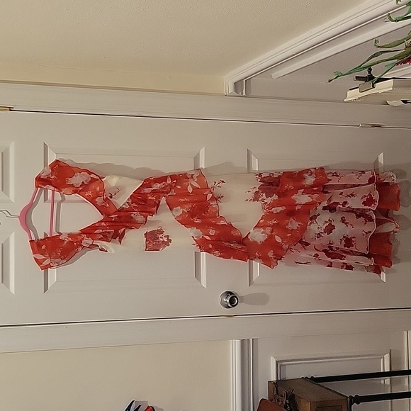 Alice + Olivia Olympia Asymmetrical Silk Maxi Dress - Picture 8 of 16